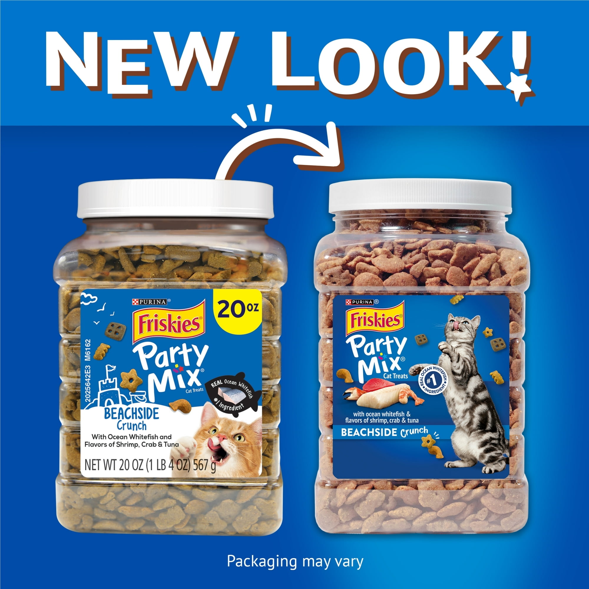 Purina Friskies Party Mix Cat Treats Beachside Crunch Snacks 20 oz. Canister in Nepal at NPR 4026 Rating 5