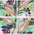thumbnail image 1 of Great Art Now Tropic Expression by June Erica Vess 4 Piece Canvas Art Set Each 14W x 14H, 1 of 5