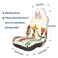 thumbnail image 2 of Salouo Black African Woman Print Automotive Seat Covers, Universal Fit Anti-Slip Bucket Seat Protector for Cars,Vehicle Seat Protector for Front Seats, 2 of 5