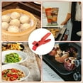 thumbnail image 6 of Multi-angle Hot Plate Gripper, Hot Plate Grippers Tongs, Non-slip Heat Insulation Anti-Scald Clip, Silicone Bowl Holder Clip, Bowl Dish Plates Gripper Clips, Pan Plates Grippers, 6 of 9