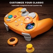 NYXI Wireless Switch Controller, Switch Pro Controller with Hall Effect Joystick/Trigger, RGB Lighting, 6-Axis Gyroscope, Programmable for Switch/NGC/Wii/PC