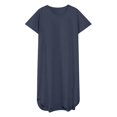 thumbnail image 5 of MEICHEN Women's Summer Sleep Dresses Women's Solid Short Sleeved Sleepwear Loungewear Womens Home Essentials Fashion Nightgowns, 5 of 6
