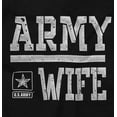 thumbnail image 2 of US Army Wife Military Star Logo Women Plus Size Sweatshirt Brisco Brands 5X, 2 of 5