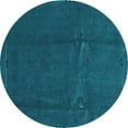 thumbnail image 1 of Ahgly Company Indoor Round Abstract Light Blue Modern Area Rugs, 8' Round, 1 of 4