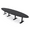 Asian Night w/Matte Black Base no Electric, variant on 14Ft Modular Oval Conference Table With Metal T Bases Electrical Units