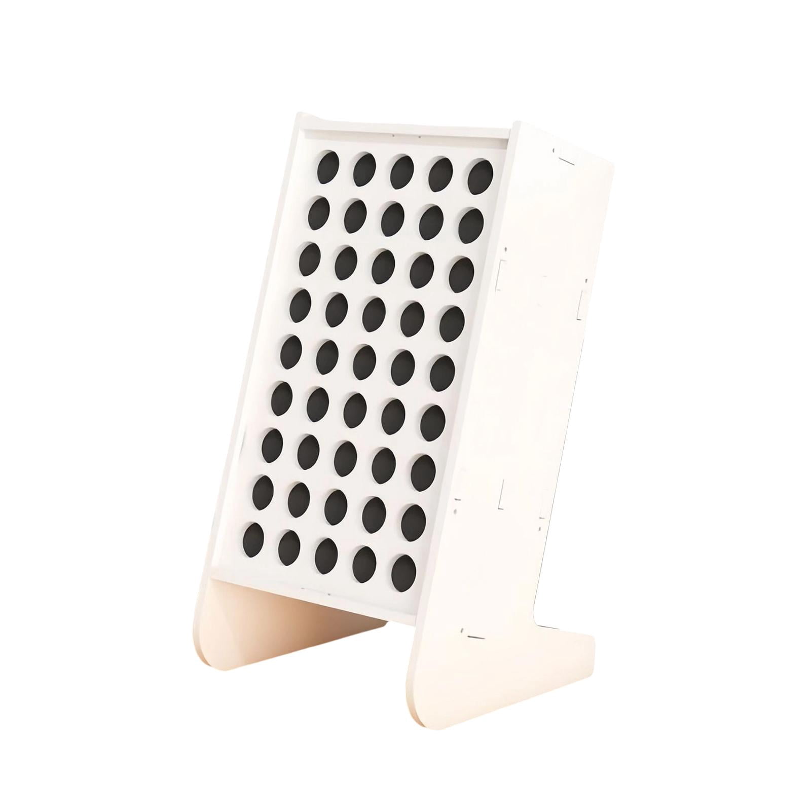 Dualoai Marker Organizer 45 Slots Art Supply Marker Rack for Art Brushes Office Desk
