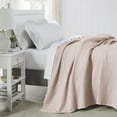 thumbnail image 3 of Modern Threads Thermal Waffle Weave Blush Cotton Bed Blanket, King, 3 of 4
