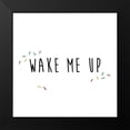 thumbnail image 2 of CAD Designs 12x12 Black Modern Framed Museum Art Print Titled - Wake Me Up, 2 of 5