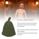 thumbnail image 4 of Gorro De Secado De Pelo Para Secador De Pelo, Gorro De Sauna De Lana Con Turbante De Secado Rápido Y Transpirable, Accesorios De Sauna De Lana Con Aislamiento Grueso Para Mujeres, 4 of 7