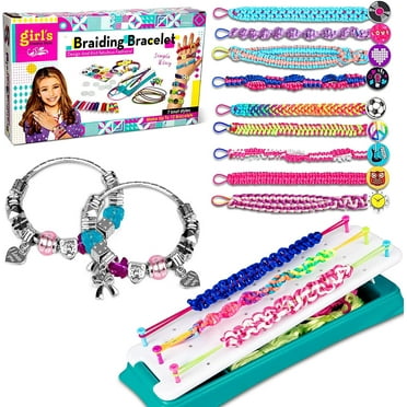 JBeeCtrl Friendship Bracelet Making Kit for Girls DIY Arts and Crafts for Kids Girls toys ages 6 12 Years Birthday Christmas Gifts for Girl