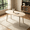 Oak Table, variant on 63.2'' Dining Table Set,Modern Kitchen Table with 4 Upholstered Chairs,5 Piece Table Set for Dining Room,Apartment