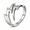 Silver, variant on Men's Stainless Steel Lightning Ring with Angular Bolt Contours, Sizes 6-12, Silver-Tone or Gold-Tone Openwork Style for Casual Outfits and Birthday Gifts