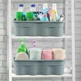 thumbnail image 2 of Ionoloy Plastic Cleaning Caddy with Handle, 4 Pack Gray Storage Caddy, 2 of 7