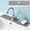 Gray, variant on Silicone Faucet Water Drying Mat, Countertop Drainage Pad Heat Resistant Anti-Splash Sink Protector for Kitchen Bathroom