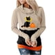 thumbnail image 1 of Blusa de manga larga con estampado de Halloween informal a la moda para mujer, jersey con capucha, Tops, sudadera Fridja  fjkfkj5384, 1 of 5