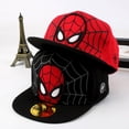 thumbnail image 2 of Gorra de béisbol de dibujos animados para niños y niñas, sombrero de Hip Hop de borde plano, Spiderman, modelo de dibujos animados, gorras de bebé de 2 a 8 años, Marvel, 2 of 4