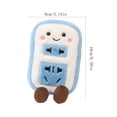 thumbnail image 3 of Plush Toy, Cute Creative Simulation Socket Stuffed Doll, 1 Piece Soft Plush Toy, Cute Decorative Pillow for Kids Room Sofa, Comfortable Cuddly Plush Gift for Toddlers Children, 3 of 6