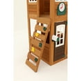 thumbnail image 4 of KidKraft Kennedy Springs Wooden Outdoor Swing Set with Slide and Rock Wall, 4 of 11