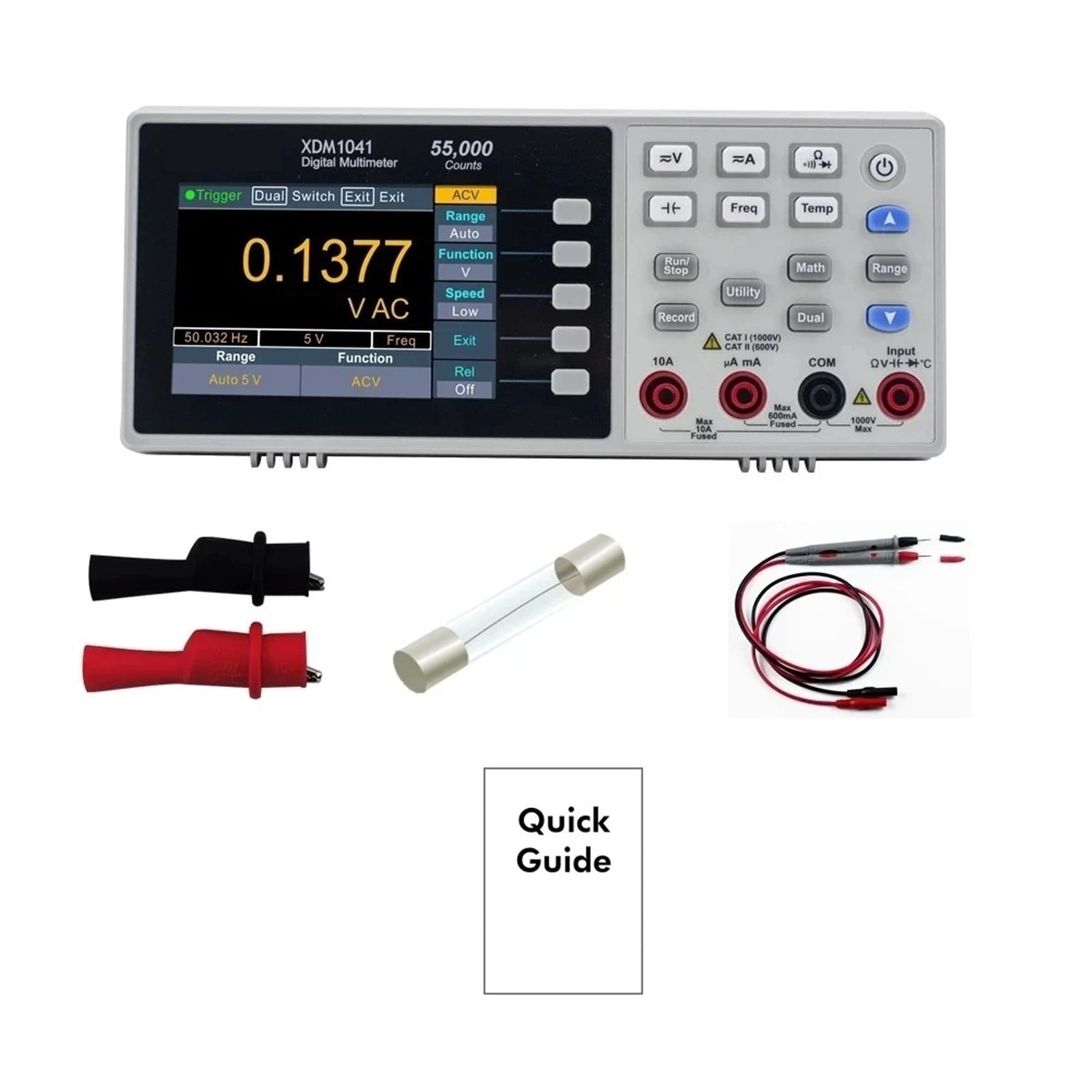 XDM1041 XDM1241 Digital Multimeter Portable Bench True RMS DC/AC Current Voltage USB Multimetro Tester Meter ,Accurate and Speed