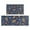 Blue Christmas Candy, variant on Black Christmas Tree Pattern Kitchen Rugs Sets Of 2,Anti Fatigue Kitchen Mat Rugs Non Slip Washable,Decorative Kitchen Floor Mats for Kitchen,Sink,Laundry,17"x30"+17"x47"