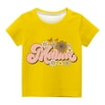 thumbnail image 3 of Penkiiy Girls T Shirts Concert Fan Shirts for Kids Summer Funny Graphic Tees Casual Short Sleeve Tops Youth Music Fans Gifts 7 Years Yellow, 3 of 3