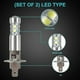 thumbnail image 4 of 2-Pack H1 LED Headlight Bulbs 100W 6000K Fog Light for Car Headlamp Replacement, 4 of 5