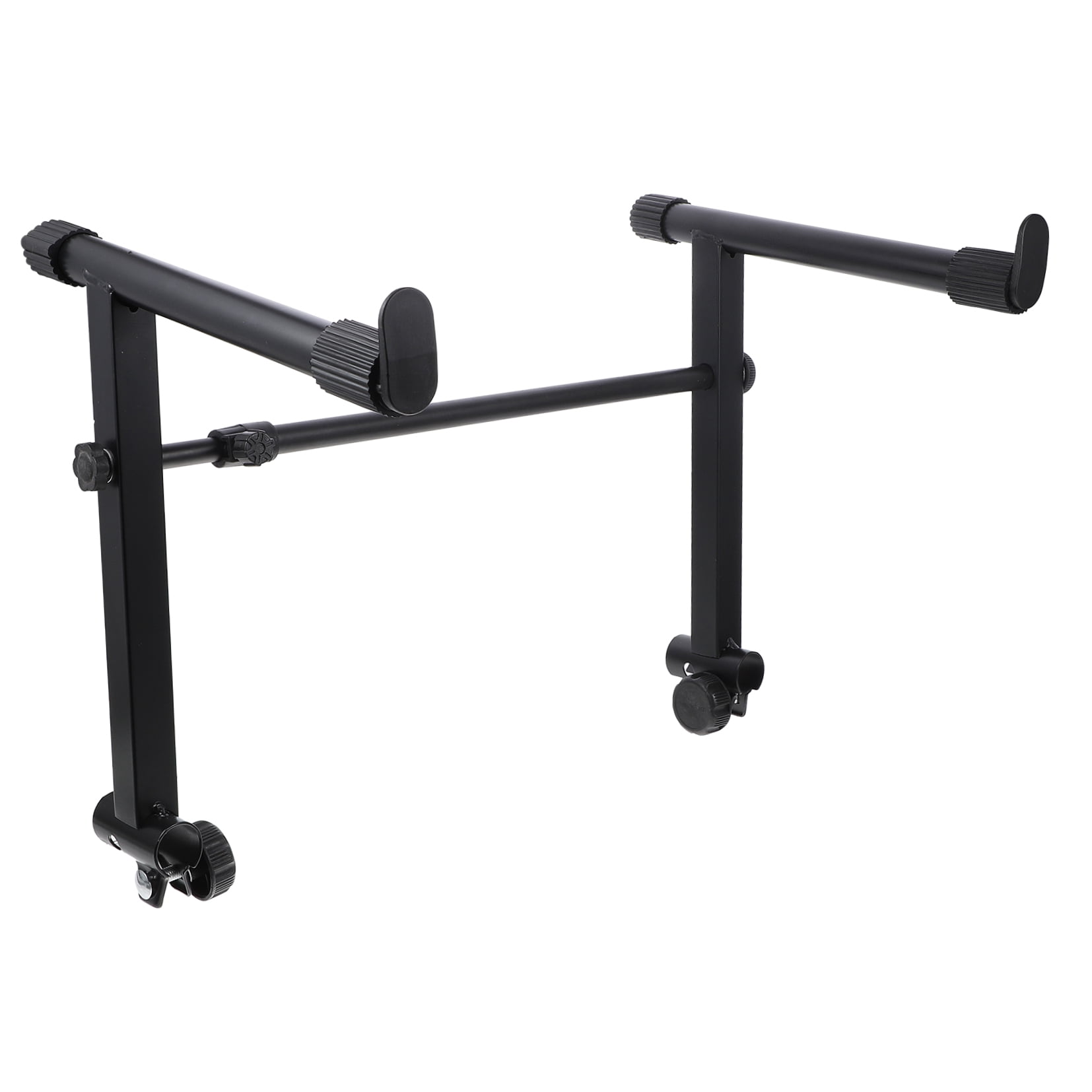 TOYMYTOY Heavy Duty Black Keyboard Stand Rack with Rubber Pads for Electronic Organ