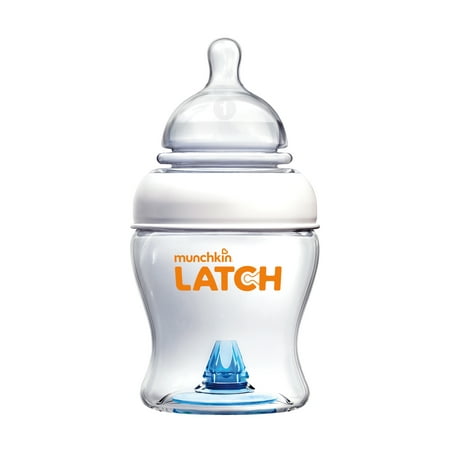Munchkin LATCH Anti-Colic Baby Bottle, Includes Slow Flow Nipple, BPA-Free, 4oz