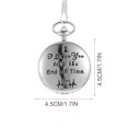 thumbnail image 2 of LEEYNEER Montre de Poche Rétro pour Hommes avec Chaîne Design Lisse et Durable, 2 of 8
