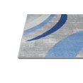 thumbnail image 5 of HR Abstract Rugs Luxury Livingroom Carpet Modern Contemporary Blue Runner Rug Ultra-Soft, Shed Free Stain Resistant Swirls Blue/Silver/Gray/White 1'97" x 6'96", 5 of 5