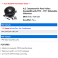 thumbnail image 2 of A/C Compressor By Pass Pulley - Compatible with 1990 - 1991 Oldsmobile Silhouette, 2 of 2