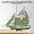 thumbnail image 4 of Modèle de Navire, Kit de Modèle de Bateau Interactif de Développement des Compétences pour Enfants Bricolage, 4 of 7
