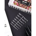thumbnail image 2 of Zariah's Gel Nail Extensions, Pre-Sculpted, Coffin Tips, Long, 520 Pieces, 9 Sizes, Ultra-Clear, Long Lasting, Acrylic Nail, 2 of 6