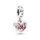 thumbnail image 1 of Encantos de Serie Love Charm Pandora Pareja Familiar Mamá Hermana Cuentas Enchapado Plata 925 Gao Jiahui unisex, 1 of 2