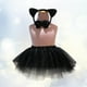 thumbnail image 3 of 1 Juego de disfraces para niños, traje de dibujos animados, diadema de gato, pajarita, falda de cola, accesorios de actuación para fiesta de Cosplay, 3 of 6