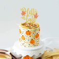 thumbnail image 4 of Hello Fall Cake Topper, Harvest Cake Topper, Thanksgiving Cake r, Fall Party ration Supplies, 4 of 5