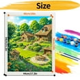 thumbnail image 2 of JYLMOOD DIY Paint by Number for Adults, Easy Painting by Numbers for Gift Home Wall Decor 16x20in without Frame, Colored Canvas - Green House, 2 of 5