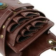 thumbnail image 4 of Organizador de cizalla de soporte de cintura duradero con funda de tijera con marrón Sunnimix bolsa de tijeras de salón, 4 of 8