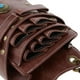 thumbnail image 4 of Estuche para tijeras de peluquería, bolsa para herramientas de salón - Verde, como se describe marrón, 4 of 9