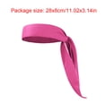 thumbnail image 4 of Eigraketly Diadema sólida antideslizante para aliviar el dolor de oído ajuste bufanda deportiva endotérmica alargar tocado borde fino Ciclismo Rosa roja, 4 of 6