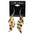 thumbnail image 2 of Mi Amore Feather Dangle-Earrings Multicolor/White, 2 of 2
