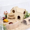 thumbnail image 4 of NWOKYZGH Wooden Chamber, Maze Hamster Hideout, Small Pets Woodland House Habitats Decor for Hamster Mice Gerbils Mouse, 4 of 6