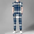 thumbnail image 3 of Conjunto deportivo de chándal de alta calidad para hombre, camiseta de lujo, pantalones deportivos, conjuntos de ropa negra para hombre, tendencia 2024, verano fresco, 3 of 5