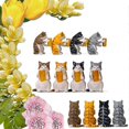 thumbnail image 5 of Cute Miniature Cat Garden Statue Decor, Outdoor Statues Outdoor Patio Table Decorations, Plant Decorations for Pots, 5 of 5