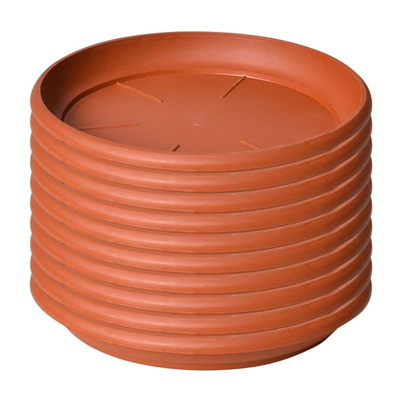 Rkxzt Basin Base,Thicken Durables Plastic Flowerpot Tray Base Set of 6 Round Plant Saucers for Indoor Outdoor Use,Tools&Home Improvement