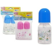 Familymaid 4 Oz. Print Baby Bottle 2-piece Set Case Pack 24