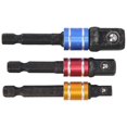 thumbnail image 2 of Socket Adapter 1/4in Hex Shank Square Head Extension Bit Tool Set Kit for Screwdriver, 2 of 5