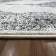 thumbnail image 3 of Dynamic Rugs AN46575579696 Ancient Garden Rectangular Rug, Silver & Grey - 3 ft. 11 in. x 5 ft. 7 in., 3 of 5