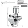 thumbnail image 4 of 30Pack BPV-31 Piercing Valve Line Tap Valve Kits Adjustable for Air Conditioners HVAC 1/4 Inch,5/16 Inch,3/8 Inch Tubing,30 x BPV-31 bullet piercing tap valve kits,Silver, 4 of 6