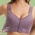 thumbnail image 4 of Moona Bra For Senior Front Closure Breathable Bra For Seniors Wirefree Bras For Older Women, 4 of 5